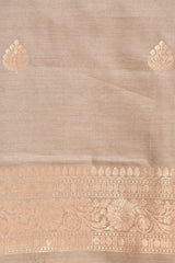 Olive Grove Handwoven Chiniya Silk Co-Ord Dress Material - Chinaya Banaras