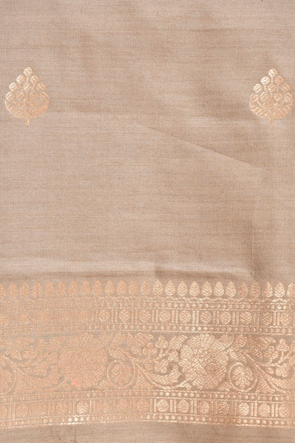 Olive Grove Handwoven Chiniya Silk Co-Ord Dress Material