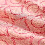 Pink Handwoven Banarasi Silk Fabric At Chinaya Banaras