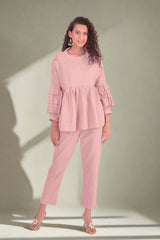 Pink Dress For Summers, Pink Co Ord set For Women, Summer Out Fit, Summer Fashion