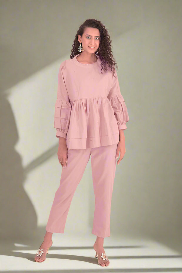 Pink Dress For Summers, Pink Co Ord set For Women, Summer Out Fit, Summer Fashion