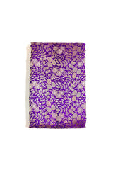 Products Dazzling Purple Hnadwoven Satin Silk Fabric