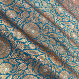 Green Woven Banarasi Silk Fabric