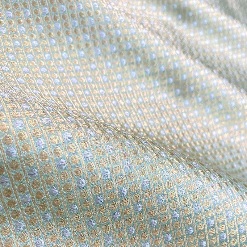 Products Pistachio Green Handwoven Banarasi Silk Fabric