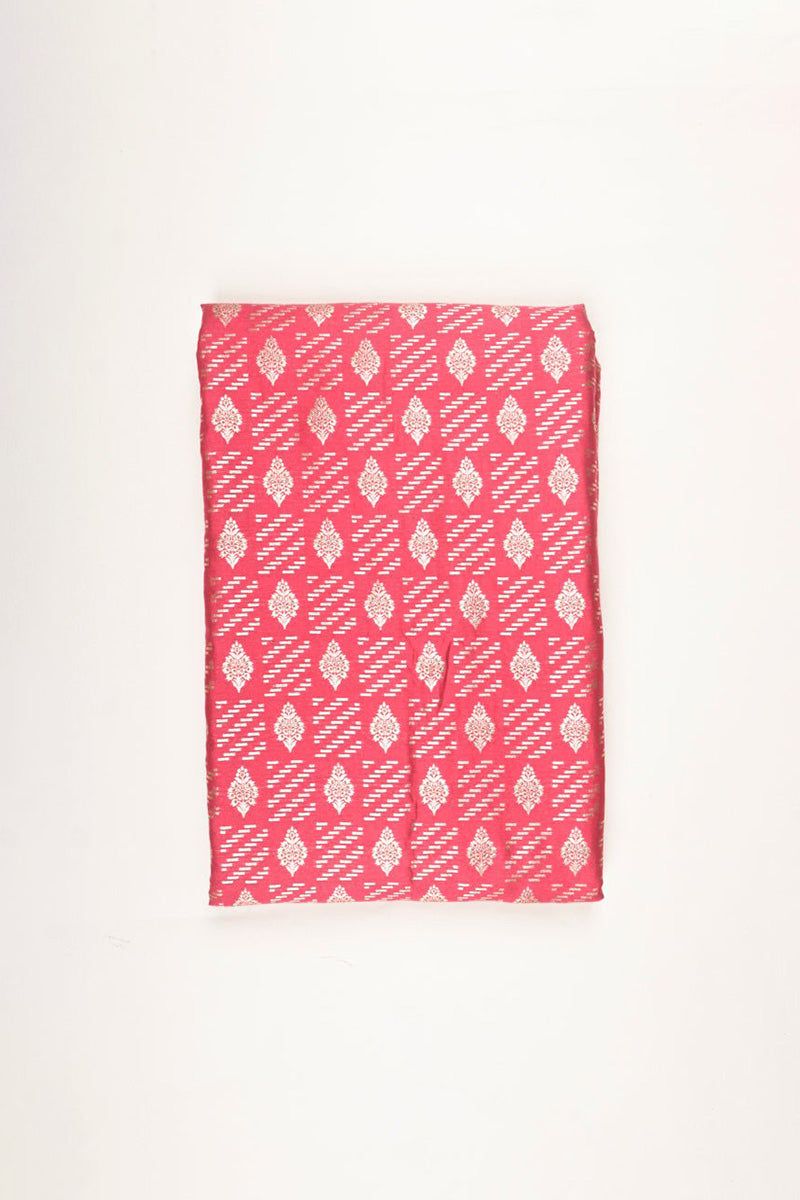 Fuscia Pink Handwoven Mulberry Silk Fabric