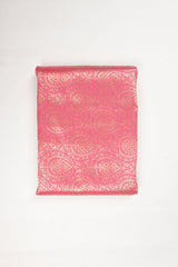 Pink Meenadar Handwoven Banarasi Silk Silk Fabric - Chinaya Banaras